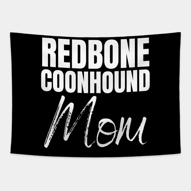 Redbone Coonhounds Mama Tapestry by HobbyAndArt