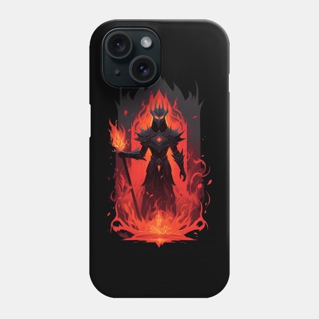 Lord of Darkness - Realm of Fire - Fantasy Phone Case by Fenay-Designs