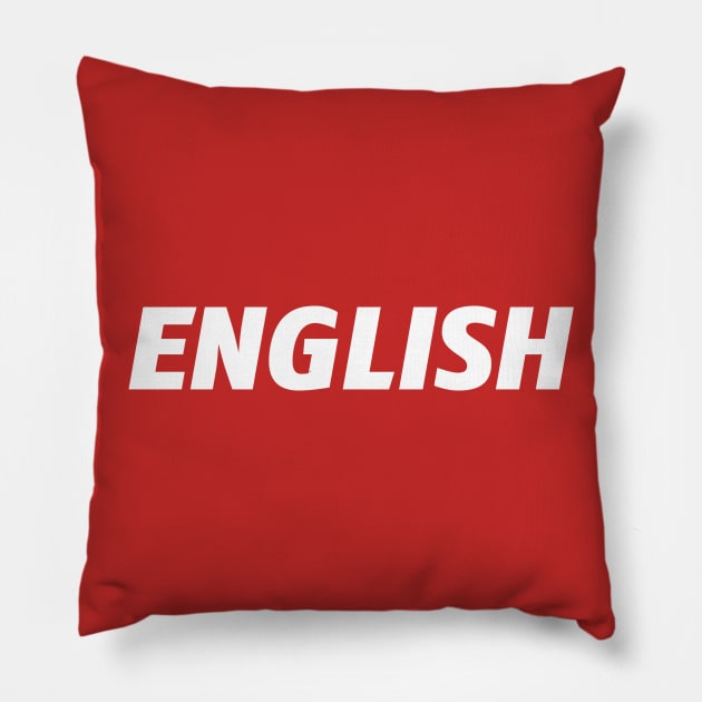 English Pillow by KThad