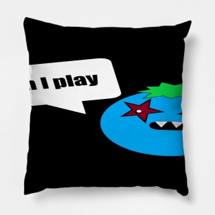 Can i play blueberry! Pillow