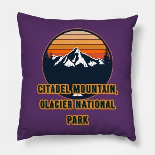 Citadel Mountain, Glacier National Park Pillow