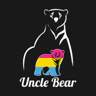 LGBT Pansexual Uncle Bear Pan Pride Flag T-Shirt