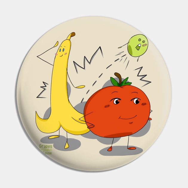 Oblivious - Grapes Without A Cause Pin by NinjaKlee