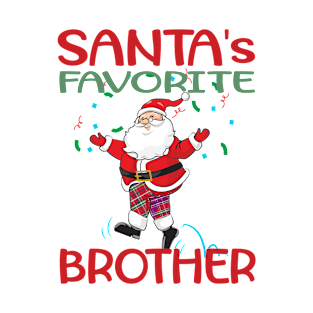 Santa's Favorite Brother T-Shirt