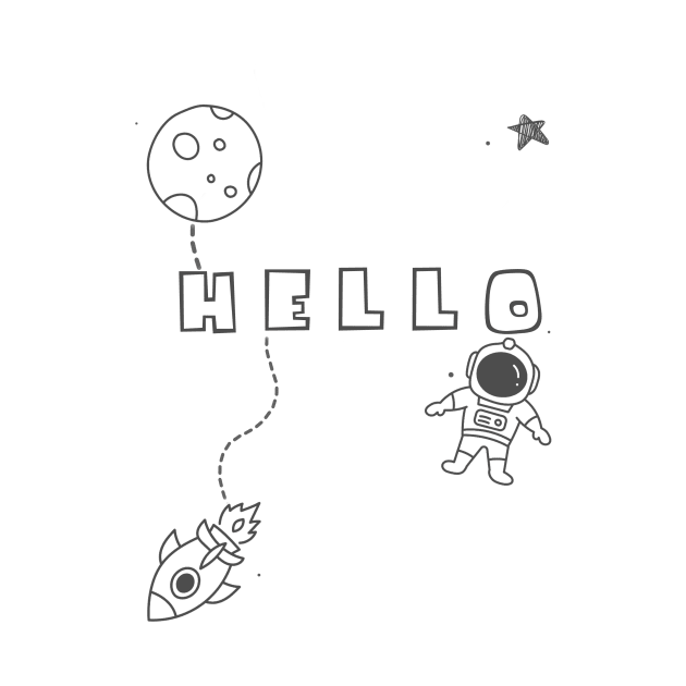 Hello Space by Maroua