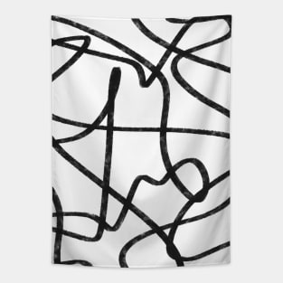 abstract organic lines Tapestry