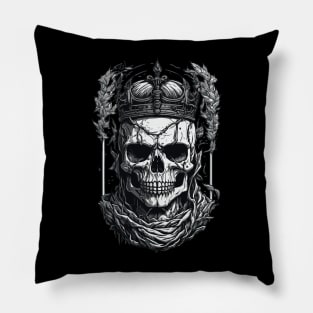 Intricate Skull Pillow