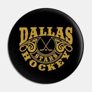 Vintage Retro Dallas Stars Hockey Pin