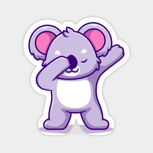 Cute Koala Dabbing Magnet