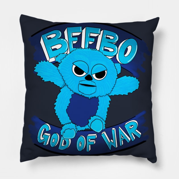 Beebo - God of War Pillow by Purgatory_Feminist