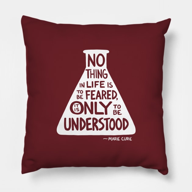 Marie Curie Pillow by lupi