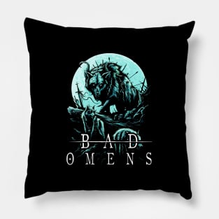 Bad Omens Gift For Birthday Pillow