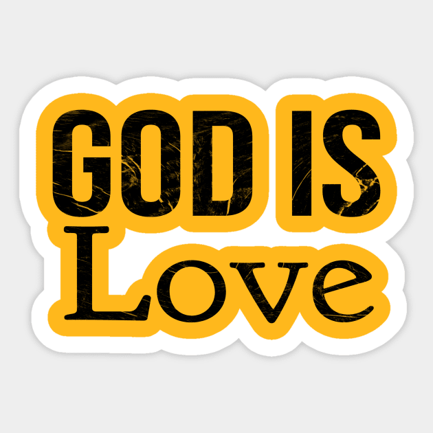 Powered By God Sticker - Religious Stickers