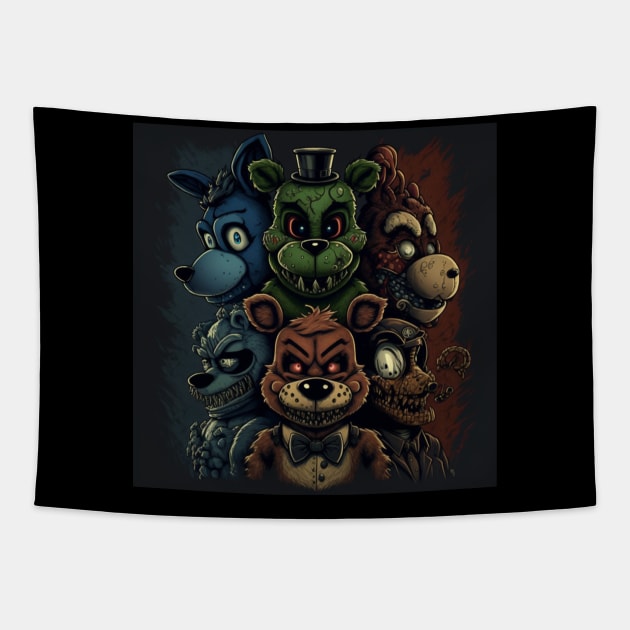 Five Nights At Freddy's Tapestry by  El-Aal