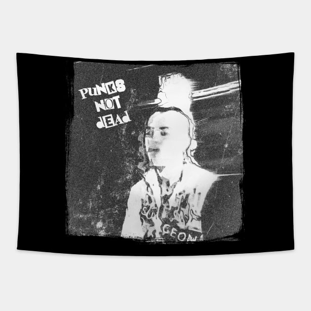 punks not dead Tapestry by ElArrogante