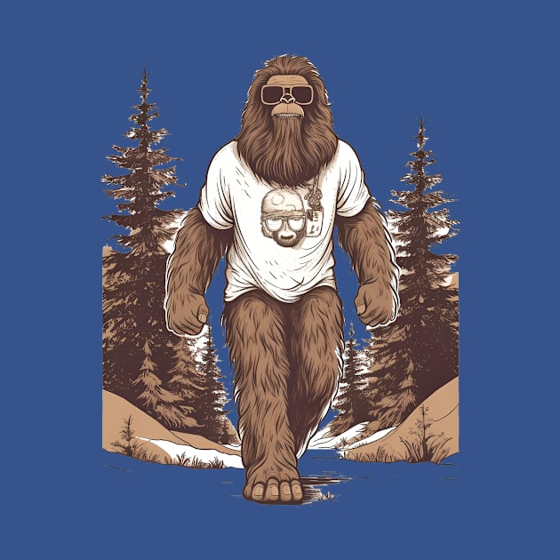 Dope Sasquatch in Nature by Grassroots Green