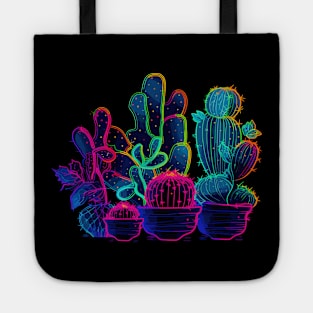 Neon Cactus Tote