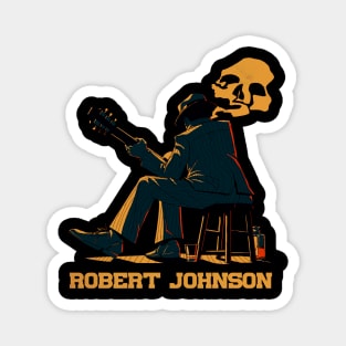 Soulful Storyteller Robert Johnson's Expressive Songcraft Magnet