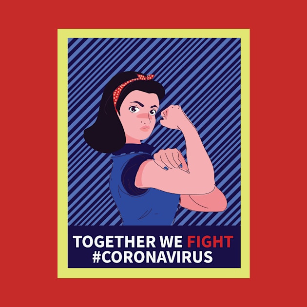 Together we fight coronavirus by HichamBiza