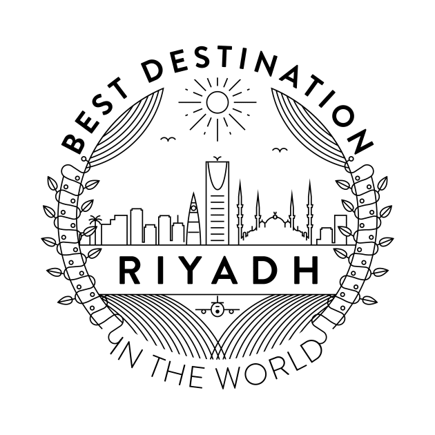 Riyadh Minimal Badge Design by kursatunsal