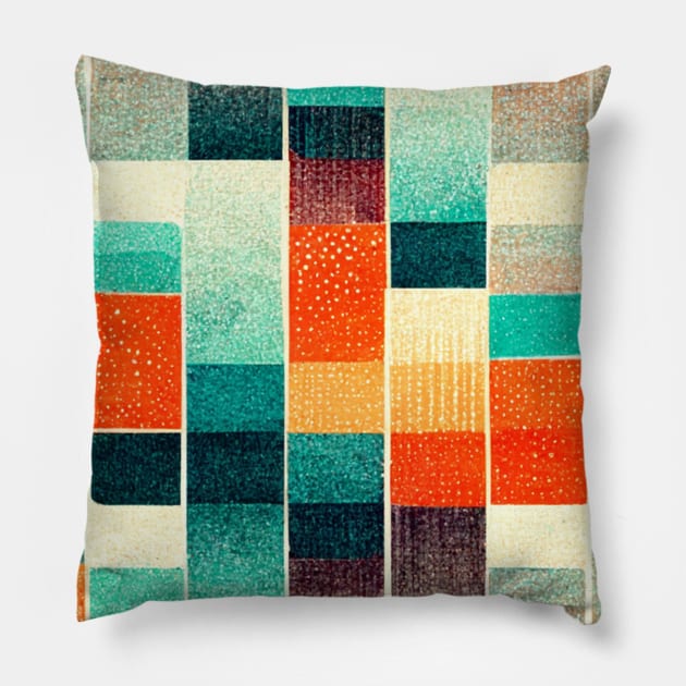 Seamless Pattern, Colors Pattern Pillow by hichamArt