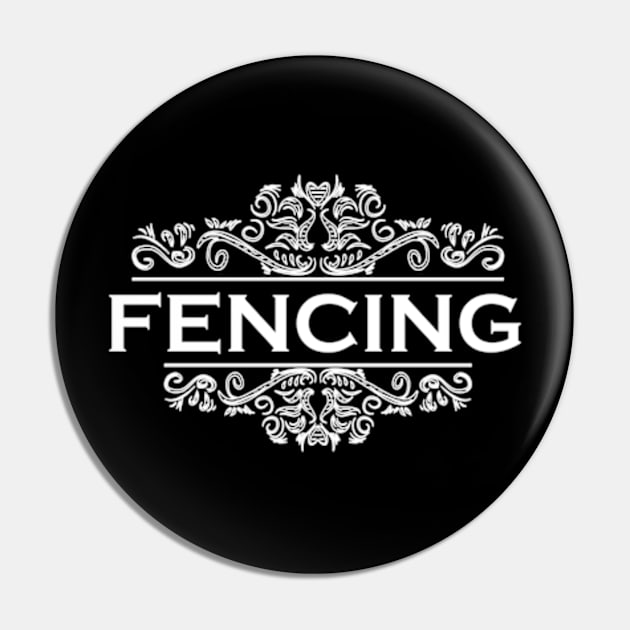 Sports Fencing Pin by Shop Ovov