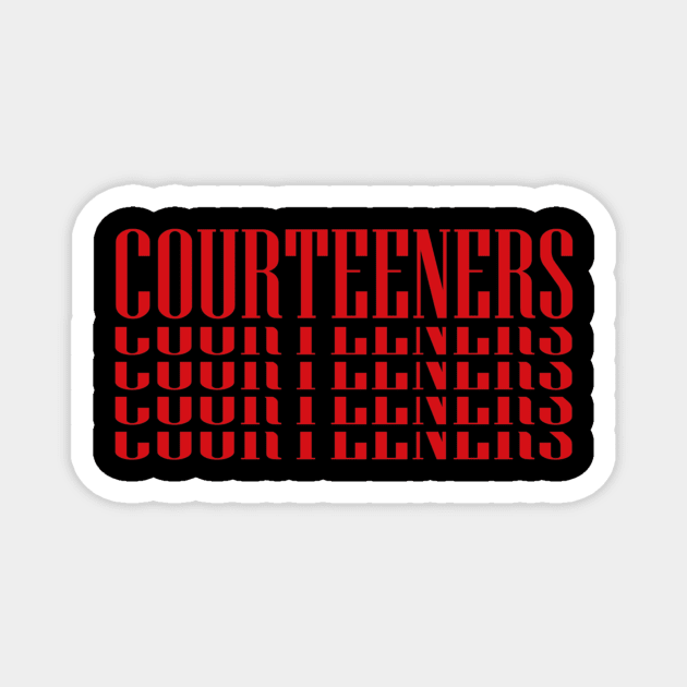 The Courteeners Group Art For Rock Music Lover, Magnet by engmaidlao