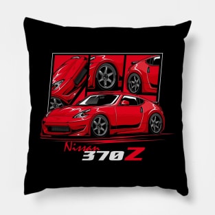 Red Nissan 370z JDM Car Pillow