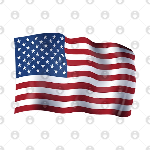 USA flag by SerenityByAlex