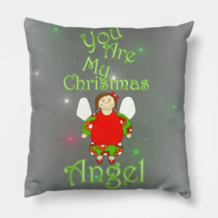 You Are My Christmas Angel Pillow