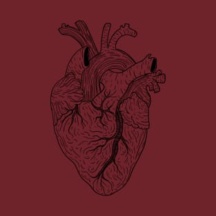 Handdrawn Human Heart T-Shirt