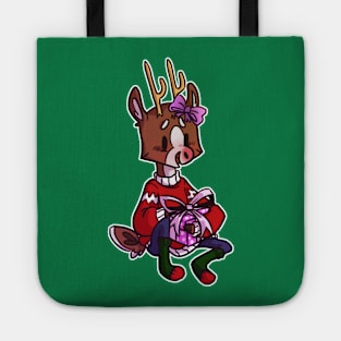 Christmas Rudolph Tote