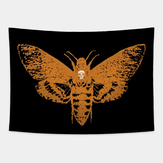 Moth face Tapestry by vvilczy