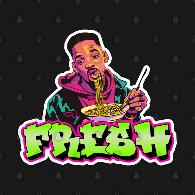 Will Smith Spaghetti AI Meme Fresh by Riot! Sticker Co.