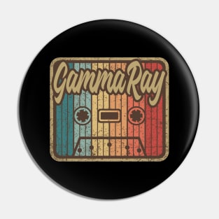 Gamma Ray Vintage Cassette Pin