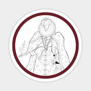 The Dead Queen Detectives - Queen Elizabeth i Magnet