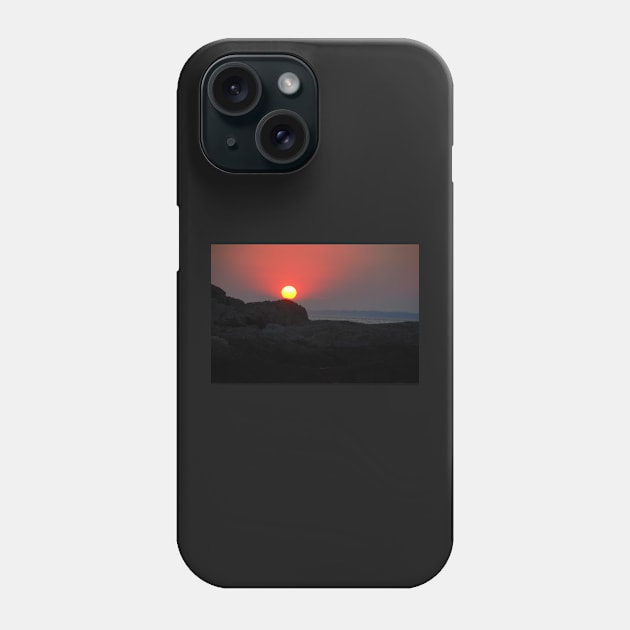 Rocky Sunset Phone Case by RichardGibb