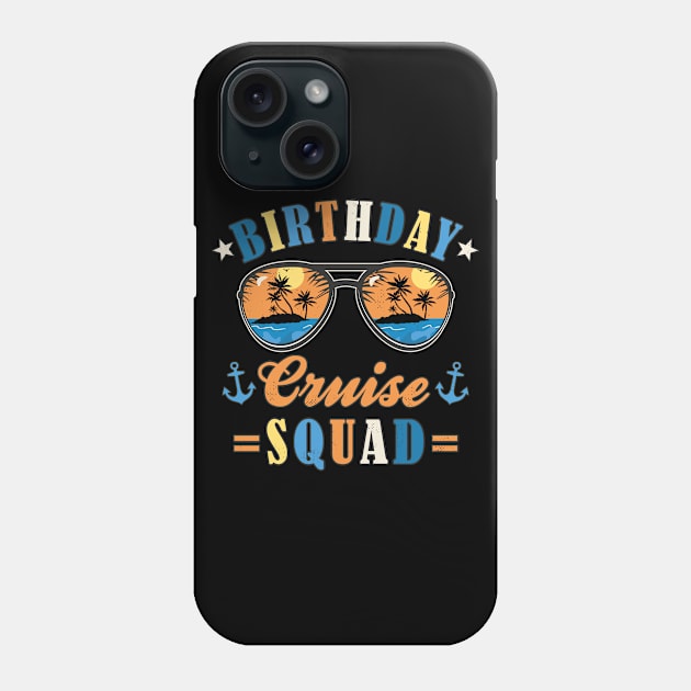 Birthday Cruise Squad Birthday Party Support Phone Case by FloraLi