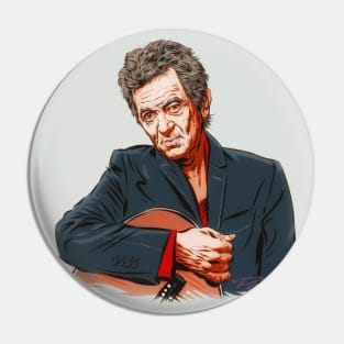 Rodney Crowell - An illustration by Paul Cemmick Pin