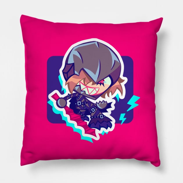 Akechi Goro - Black Mask Pillow by OkiComa