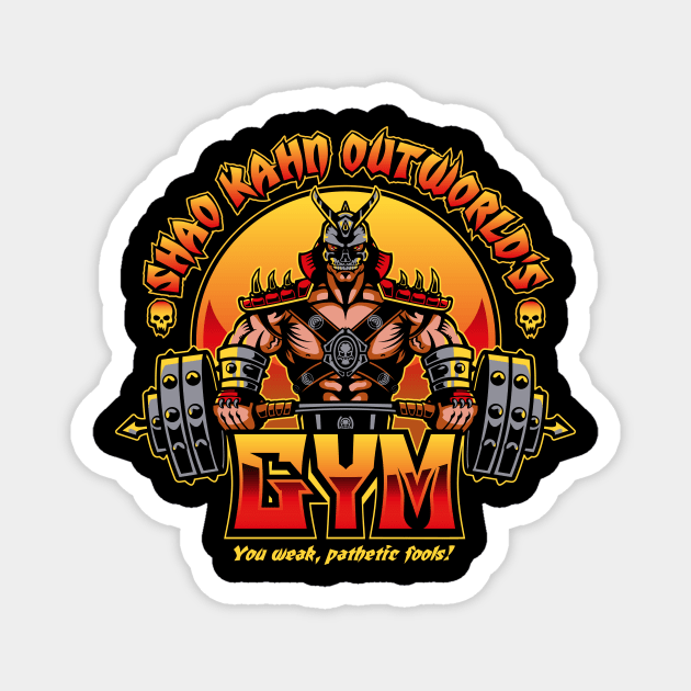 Outworld's Gym Magnet by demonigote