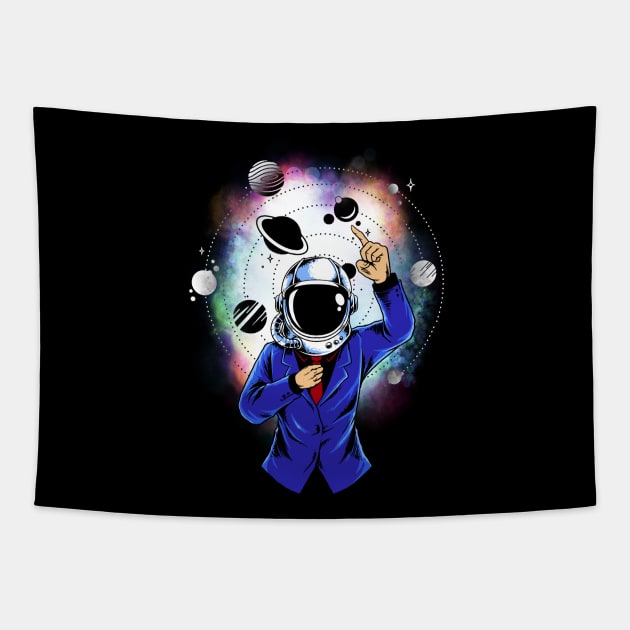 astro suit Tapestry by spoilerinc