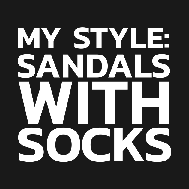 Sandals with Socks by prinny