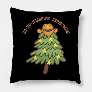 Ho-Ho-Hoedown Christmas! Western Christmas Pillow