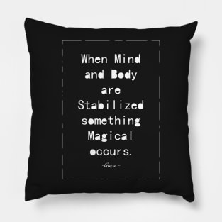 Inspirational Sassy Guru Quotes Pillow