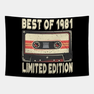 Best of 1981 40 years old 40th Birthday Gift Tapestry