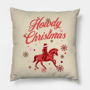 Howdy Christmas Pillow