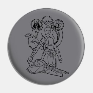 THE REBEL black lineart tv show Pin