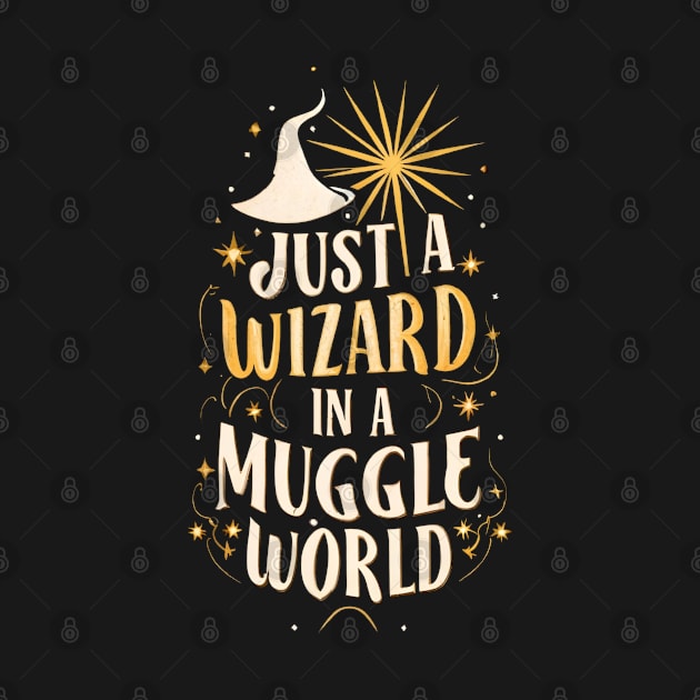 Just a Wizard in a Muggle World - Fantasy by Fenay-Designs