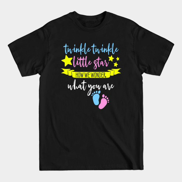 Discover Twinkle Twinkle Little Star Pregnancy Gender Reveal Gift - Gender Reveal - T-Shirt